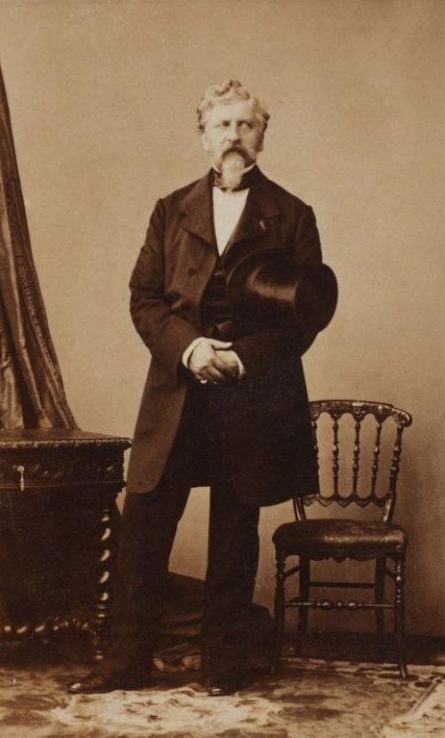 Жорж Шарль Дантес, убивший на дуэли Александра Сергеевича Пушкина, 1860