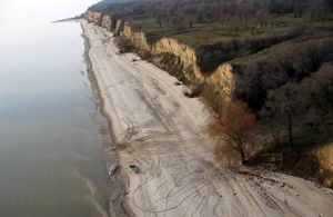 Критическое состояние береговой линии Кременчугского водохранилища
