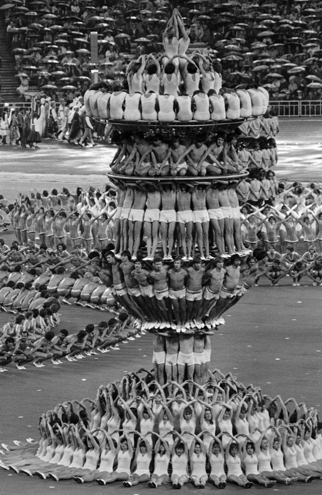 Москва, открытие Олимпиады, 1980