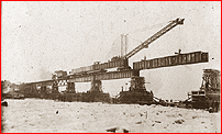 Восстановление крюковского моста 1943 год