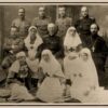 Групова фотографія персоналу польового госпіталю Кременчук 1918 рік фото 342