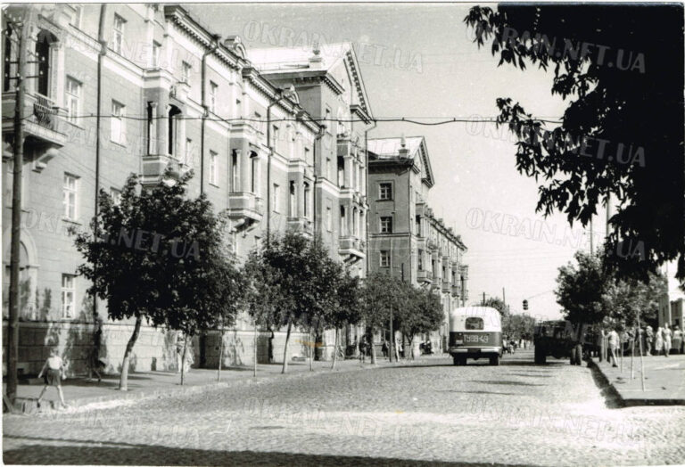 Вулиця Пролетарська, 1958 рік, Кременчук, фото №413
