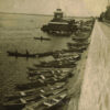 Boat station on the Dnieper embankment 1941 photo 530