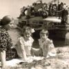 With Grandma Anastasia on the Dnieper, Kremenchug 1956 year photo number 870