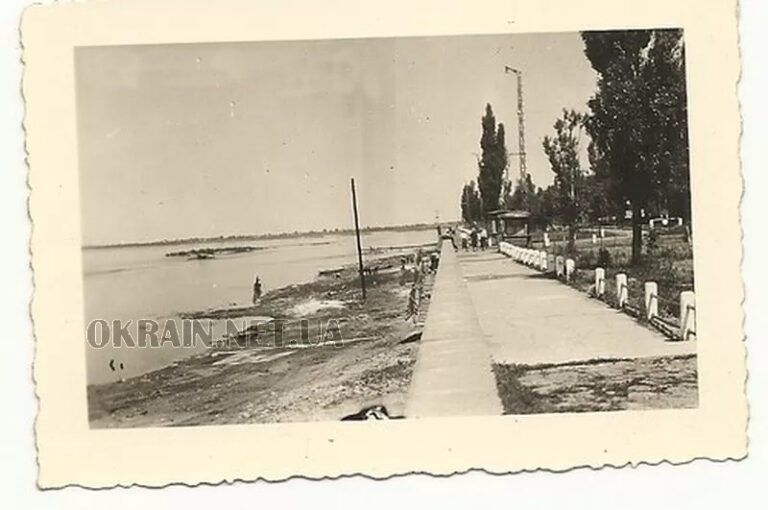 Набережна Дніпра Кременчук 1942 рік фото №957