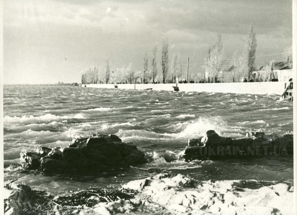 Набережна Дніпра під час повені 1954 рік фото 1330