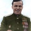 Three times Hero of the Soviet Union Kozhedub I.N. and Kremenchug