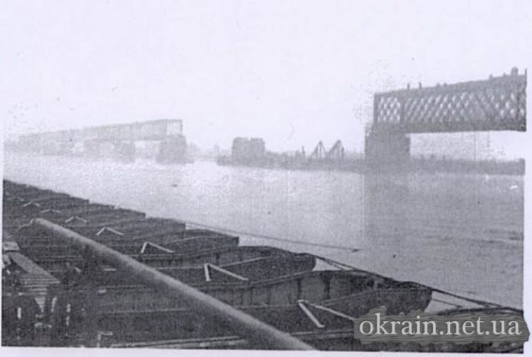 Зруйнований міст біля Кременчука 1941 рік фото 152