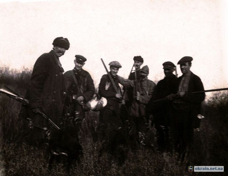 Мисливці в районі Псла осінь 1933 рік №634