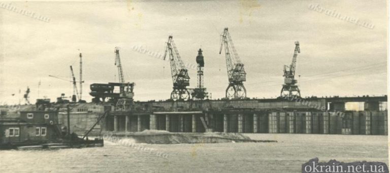 Будівництво Кременчуцької ГЕС фото 653