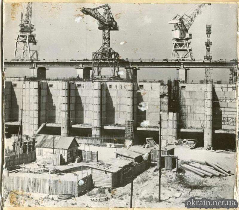 Будівництво Кременчуцької ГЕС червень 1959 фото 658