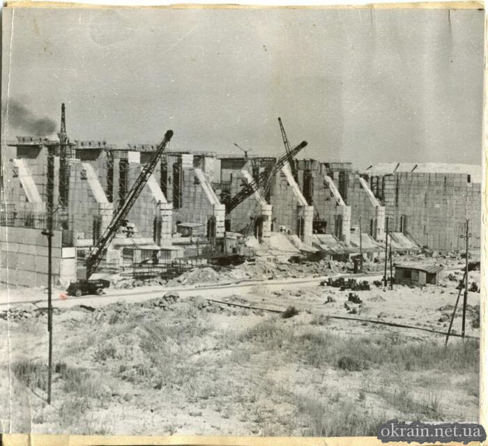 Будівництво Кременчуцької ГЕС фото 661