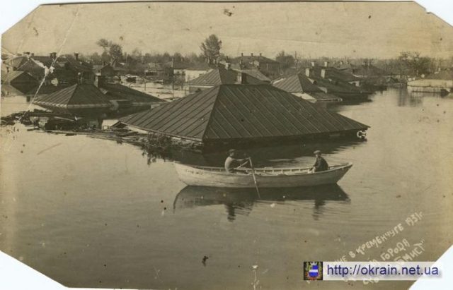 Окраина Кременчуга - наводнение 1931 года - фото № 459