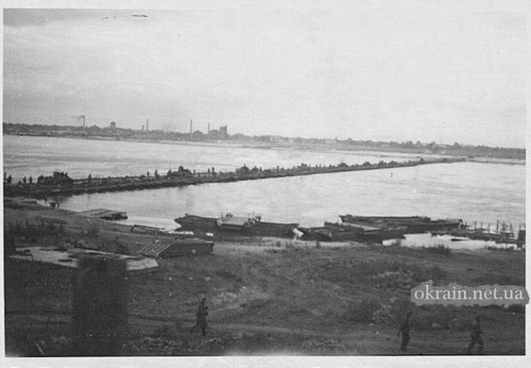 Німецька переправа у Кременчуці 1941 рік фото 769
