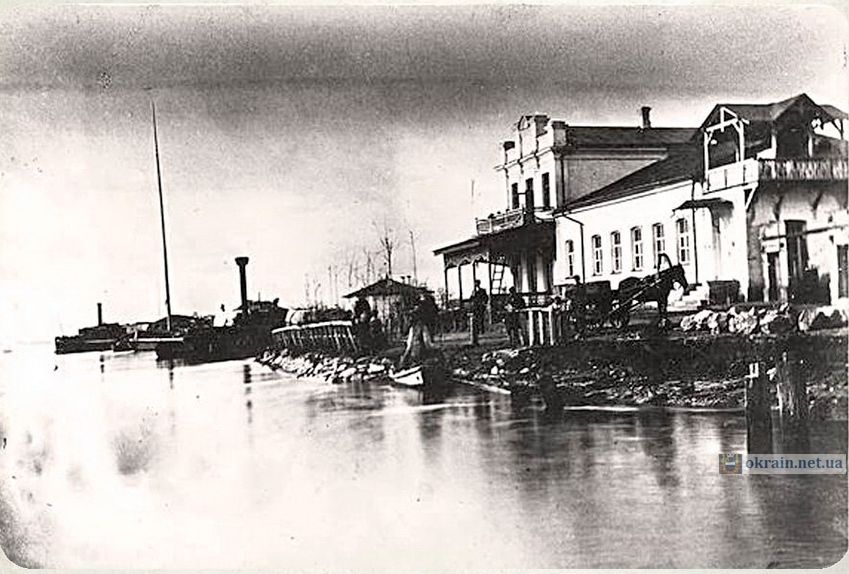 Вид набережной в Кременчуге 1877 год - фото 844