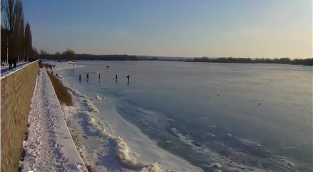 Лед на Днепре - видео 972