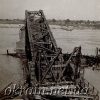 Разрушенные фермы Крюковского моста. Кременчуг 1941 год. – фото 1151