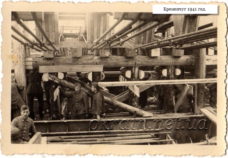 Будівництво переправи Кременчук 1941 рік фото 1247