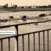 Pontoon ferry View from the bridge Kremenchuk photo number 1325