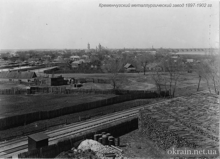 Вид на Крюків з території металургійного заводу фото 1439