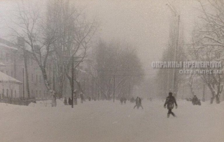 Перекресток улиц Приходько и Александрийской в Крюкове зимой - фото №1704