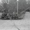 Біля фонтана в сквері Жовтневий Кременчук 1978 рік фото номер 1783