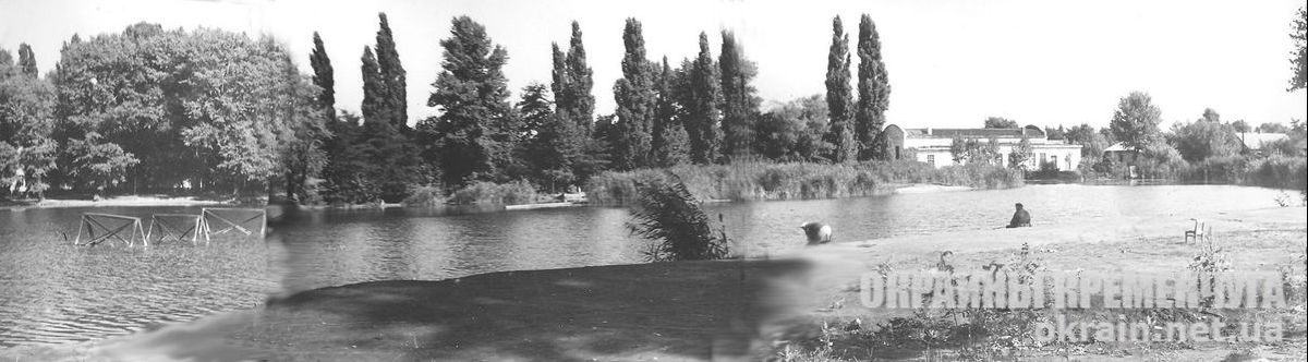 Панорама озера Гарячка в Кременчуге 1973 год - фото №1810