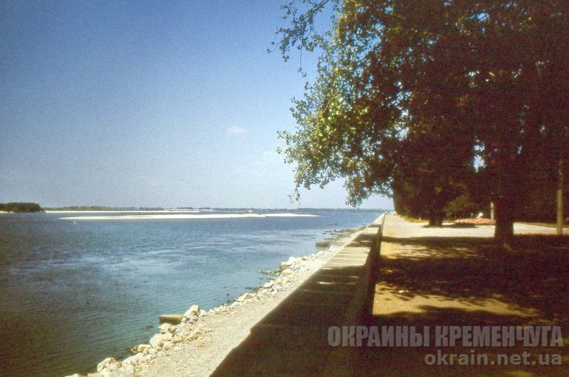 Набережная Днепра, Кременчуг 1991 год - фото № 1831