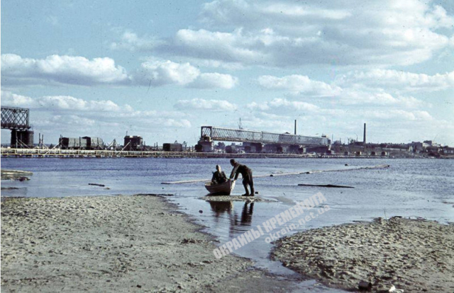 Переправа и Крюковский мост Кременчуг 1941 год - фото № 1965