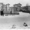 Привокзальна площа і вокзал Кременчук 1942 рік фото номер 2166