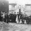 Робітники і службовці Кременчуцького трамвайного депо 1914 рік фото номер 2189