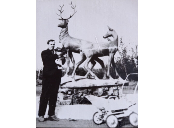 Скульптурна група Олені 1965 рік фото 2481