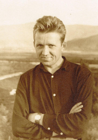 Дмитро Юхименко на озері Байкал, 15.7.1964