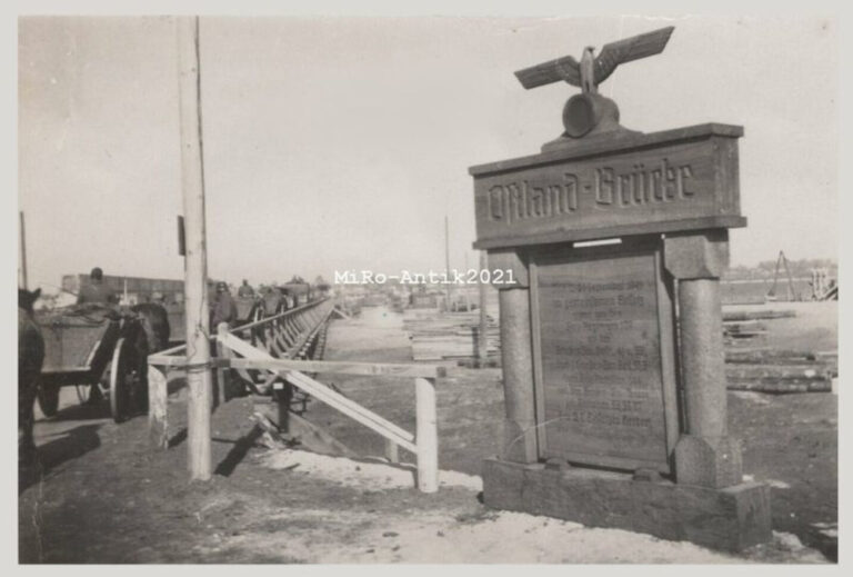 Автомобільний міст Остланд 1941 рік фото 2589