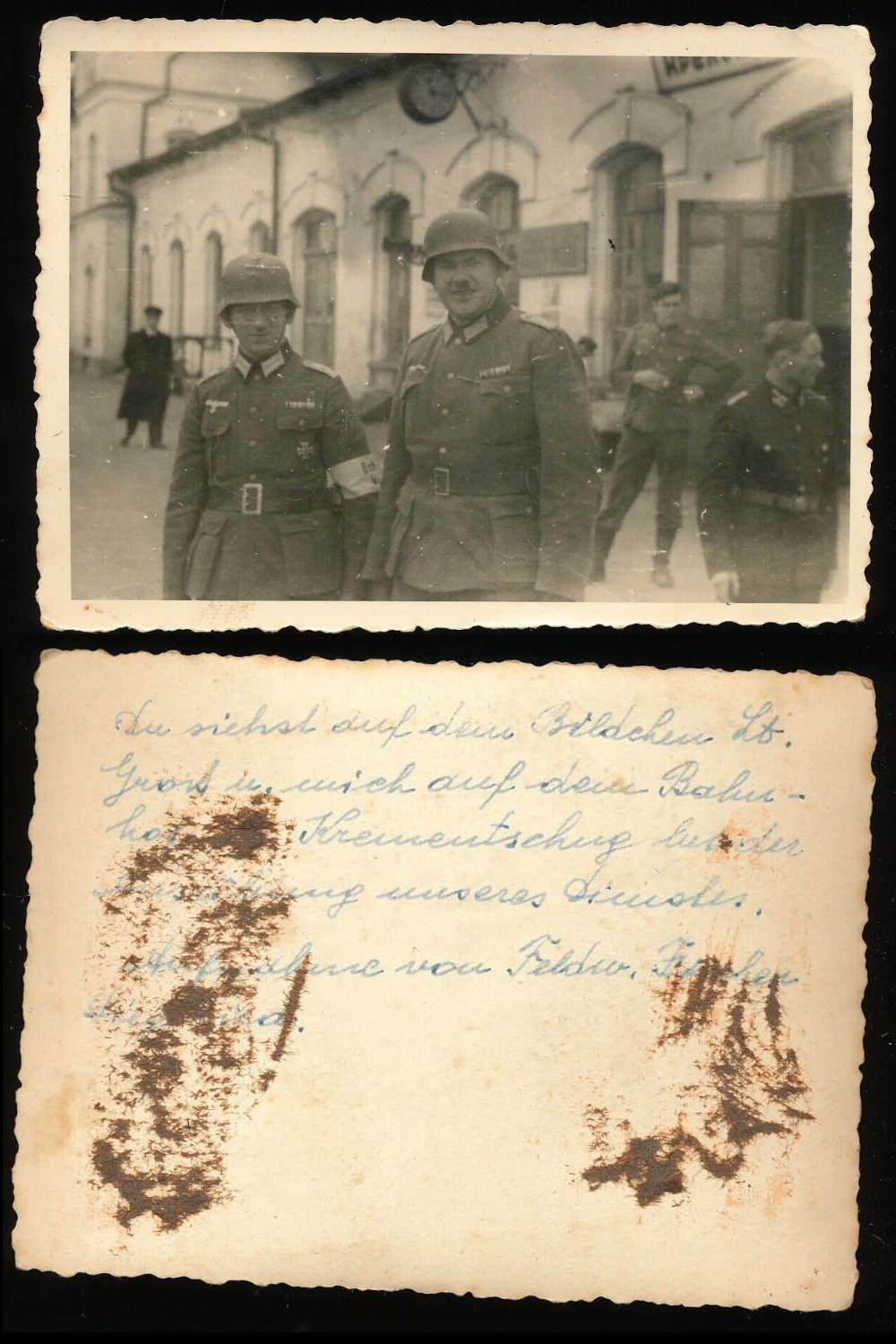 Солдати Вермахту на вокзалі у Кременчуці №2672
