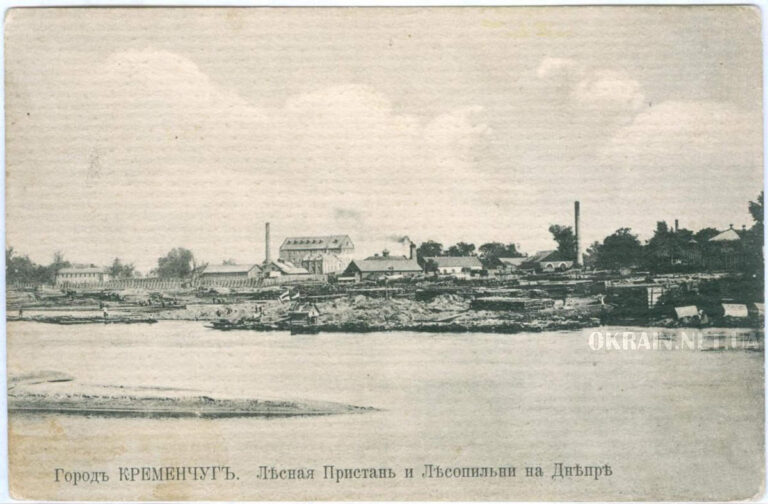 Лісова пристань та Лісопільня на Дніпрі фото №2712