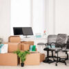 How to inexpensively organize an office move?