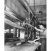 Processing of leather under a powerful press, 1960, photo #2784