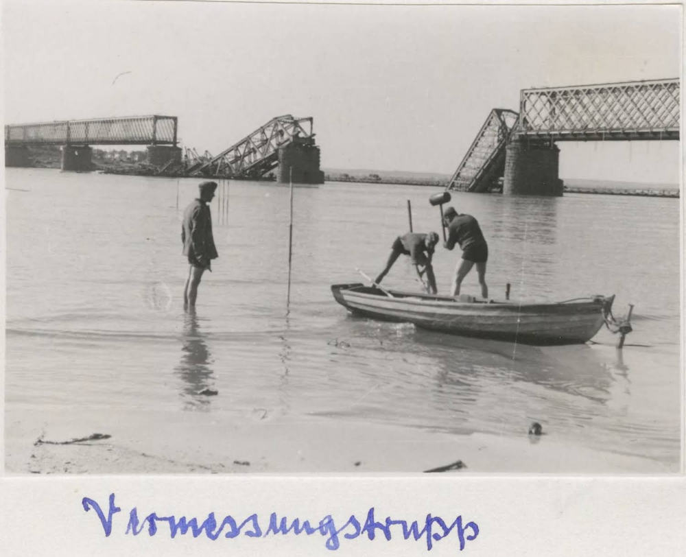 Початок будівництва переправи, вересень 1941 року фото №2831