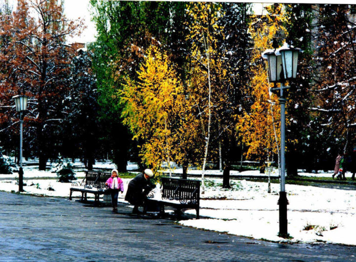 Осінь зустрілася із зимою в Кременчуці 1995 рік фото №2912