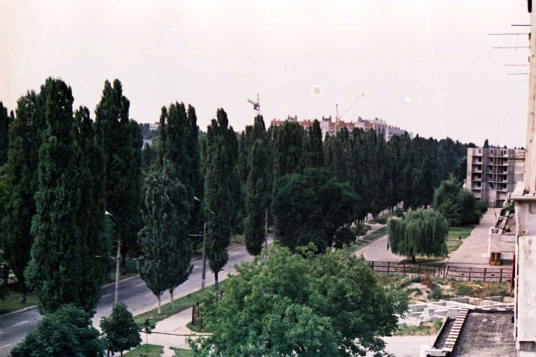 Вулиця Київська в Кременчуці 1991 рік фото №2930