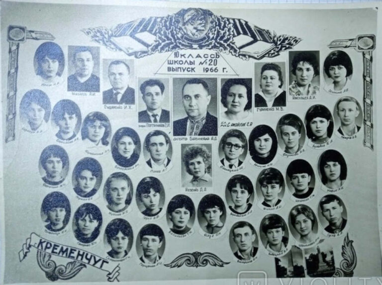 10-й клас школи №20 Кременчук 1966 рік фото №3028