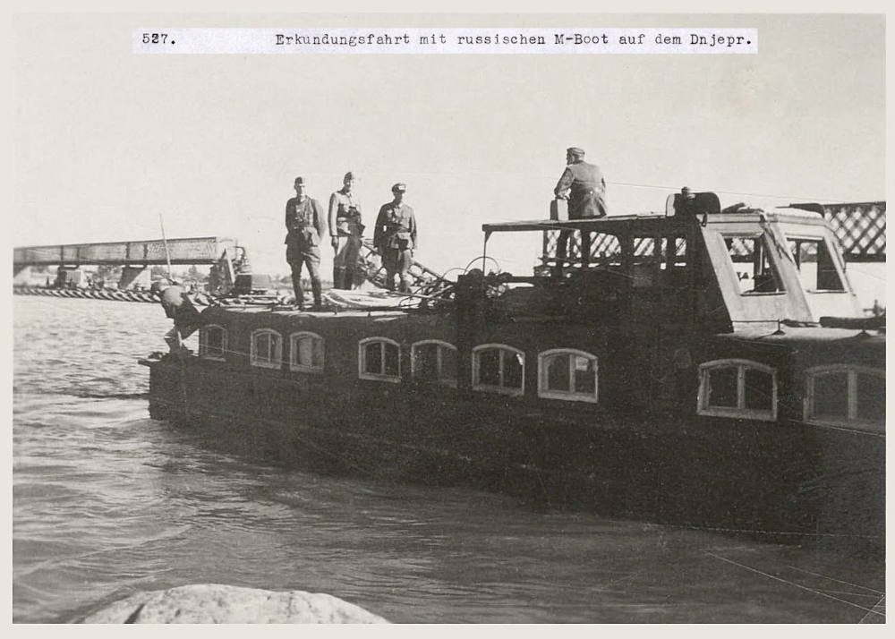 Німці на трофейному радянському катері, 1941 рік фото №3346