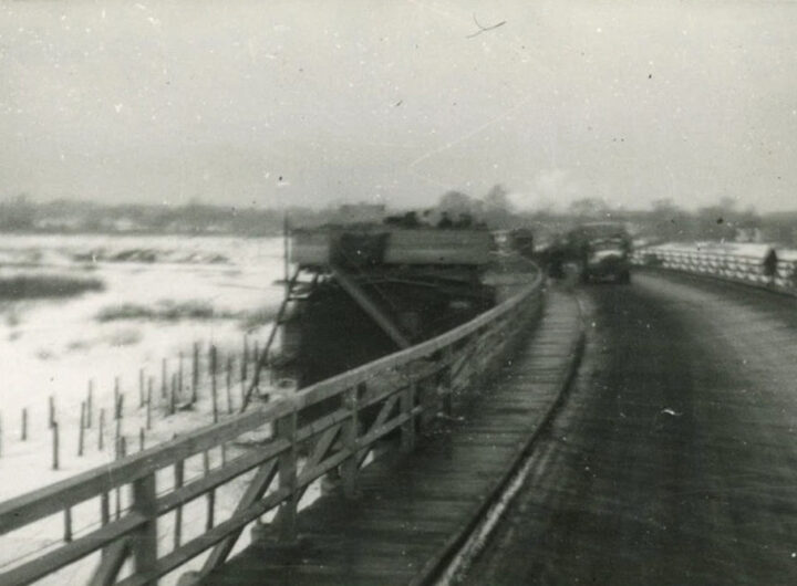 Міст Рунштедта в Кременчуці, 1943 рік, фото №3377