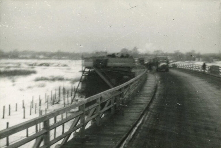 Міст Рунштедта в Кременчуці, 1943 рік, фото №3377