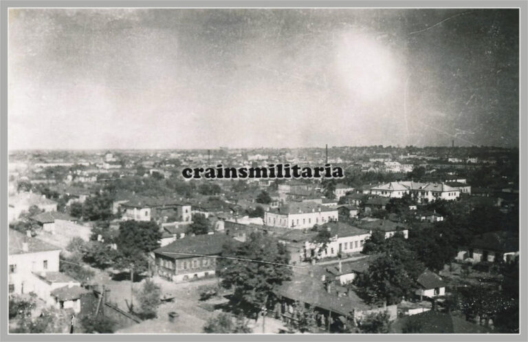 Вид на Кременчук з даху сукняної фабрики, 1942 рік фото №3384