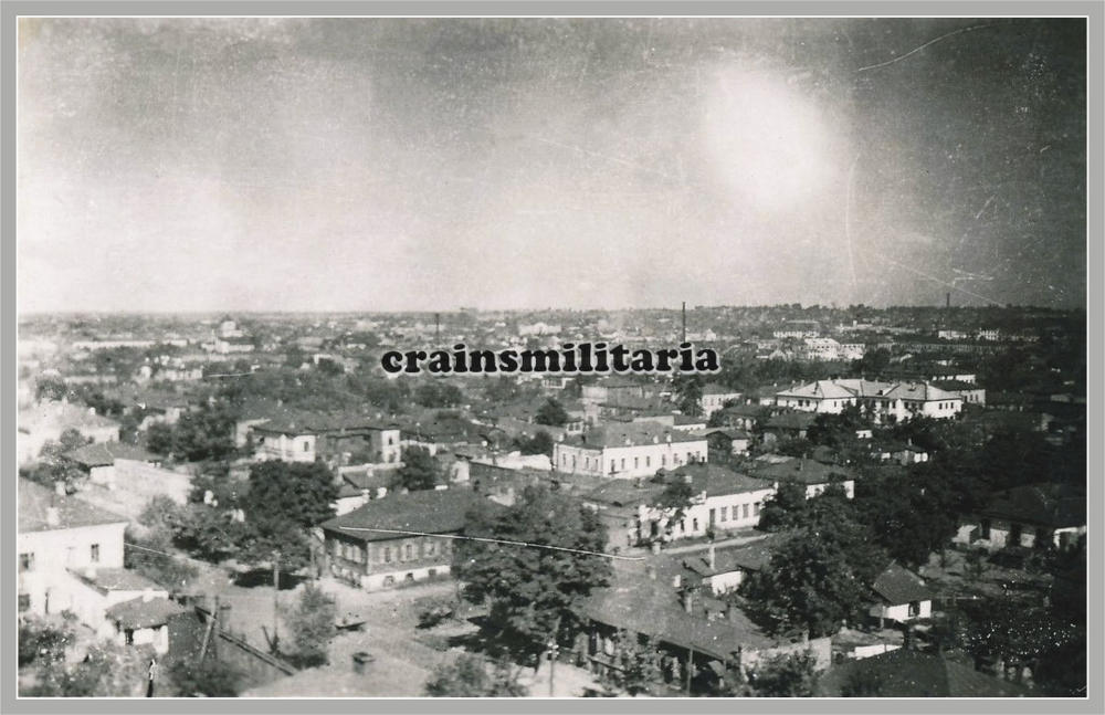 Вид на Кременчук з даху сукняної фабрики, 1942 рік фото №3384