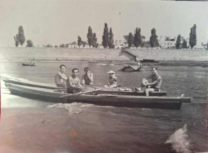 Студенти Київського медінституту на практиці у Кременчуці, 1950 рік, фото №3407