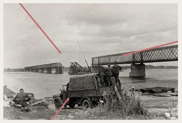 Залізничний міст у вересні 1941 року, фото №3445