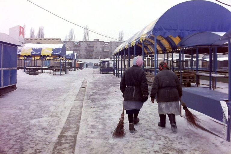 Центральний ринок взимку, Кременчук, фото №3483